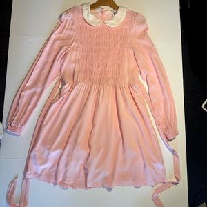 Stranger Things Eleven pink long sleeved dress size adult Large (12-14)